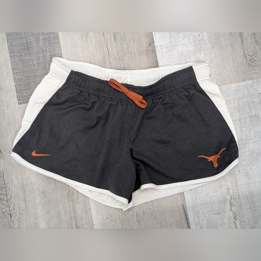 Men's Black and White Athletic Shorts